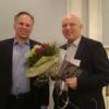 Forsikringsprisen 2017 Bjørn Skogstad Aamo og styreleder i Forsikringsforeningen Leif Osland